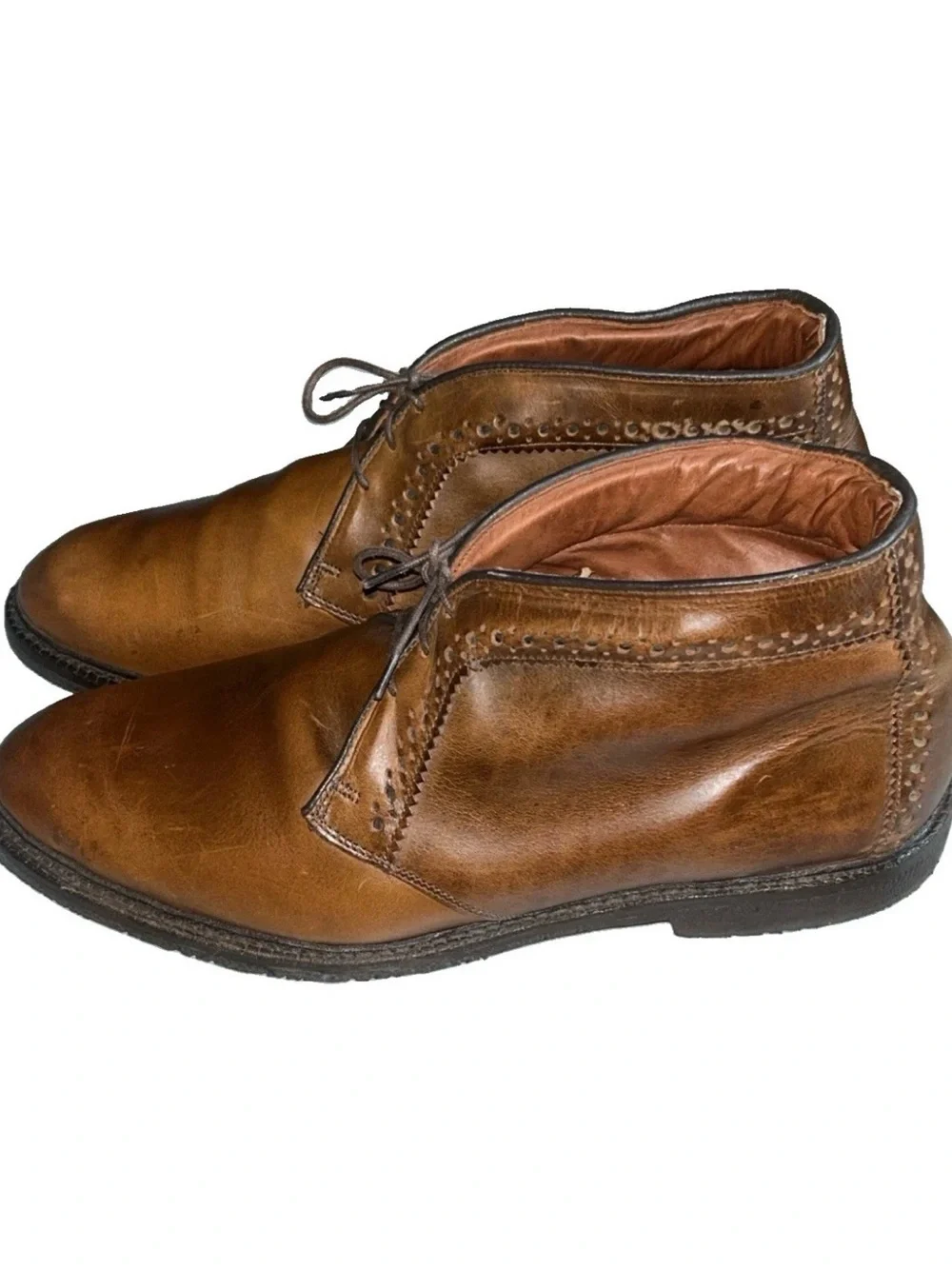 Allen Edmond Bellevue Brown Boots Brown Size 13 EEE